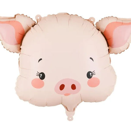 Folieballon Varken, 61x36 cm, mix van Partydeco koop je bij Partywinkel