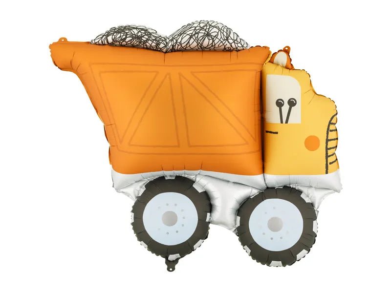 Folieballon Vrachtwagen, 87x69 cm, mix van Partydeco koop je bij Partywinkel