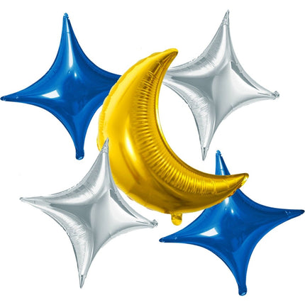 Eid Mubarak Helium Ballon Leeg 88cm 5st van Folat koop je bij Partywinkel