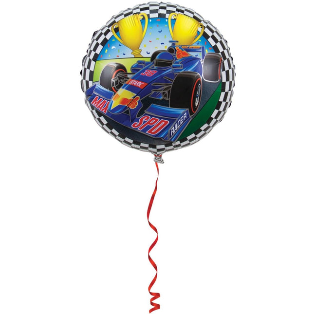 Formule 1 Folieballon - 45cm Leeg van Folat koop je bij Partywinkel