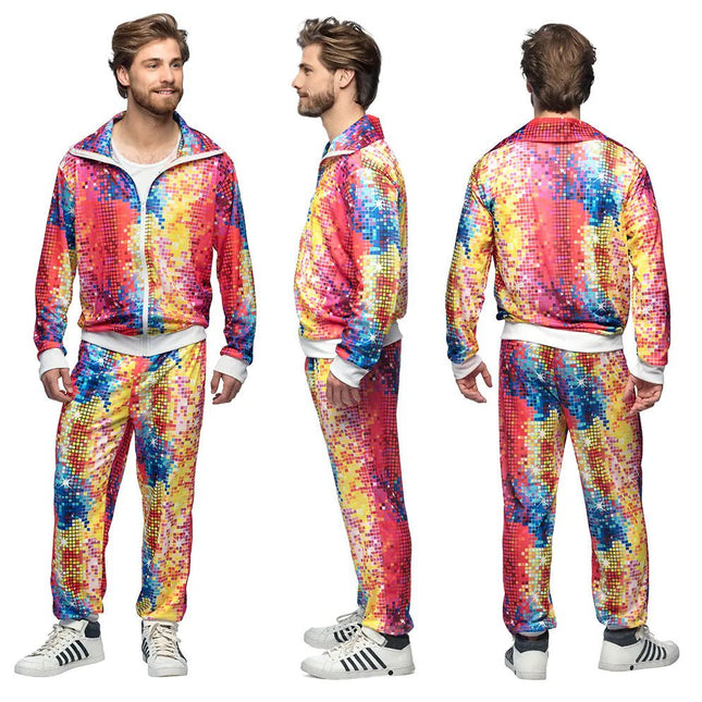 Fout Trainingspak Disco van Boland koop je bij Partywinkel