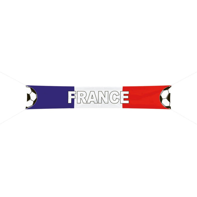 Frankrijk - France Spandoek - 360x60cm van Folat koop je bij Partywinkel