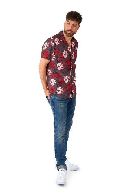 Friday the 13th Overhemd Korte Mouwen Heren OppoSuits van OppoSuits koop je bij Partywinkel