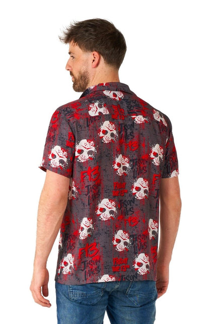 Friday the 13th Overhemd Korte Mouwen Heren OppoSuits van OppoSuits koop je bij Partywinkel