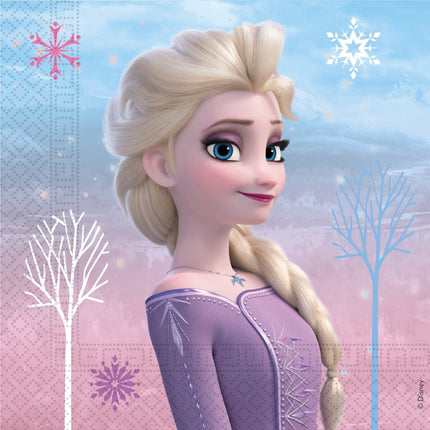 Frozen 2 Wind Spirit Servetten 33cm 20st van Procos koop je bij Partywinkel