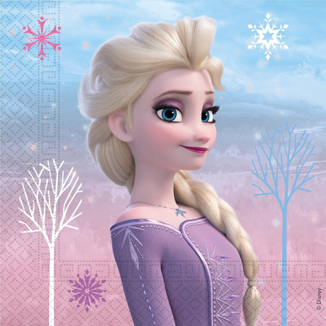 Frozen 2 Wind Spirit Servetten 33cm 20st van Procos koop je bij Partywinkel