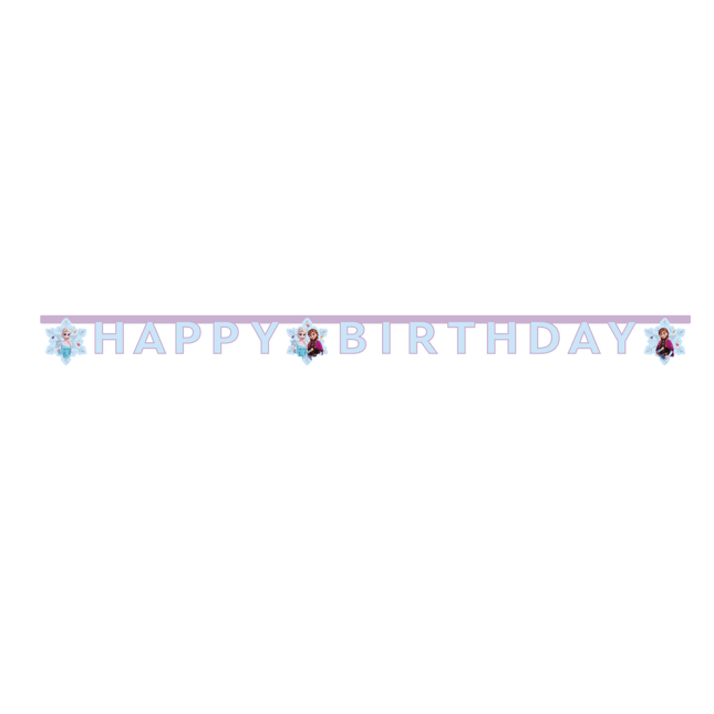 Frozen Letterslinger Happy Birthday 2m van Procos koop je bij Partywinkel