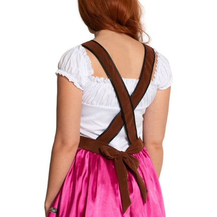 Fuchsia Dirndl Jurk Oktoberfest Fay van Partychimp koop je bij Partywinkel