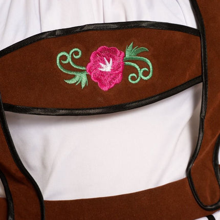 Fuchsia Dirndl Jurk Oktoberfest Fay van Partychimp koop je bij Partywinkel