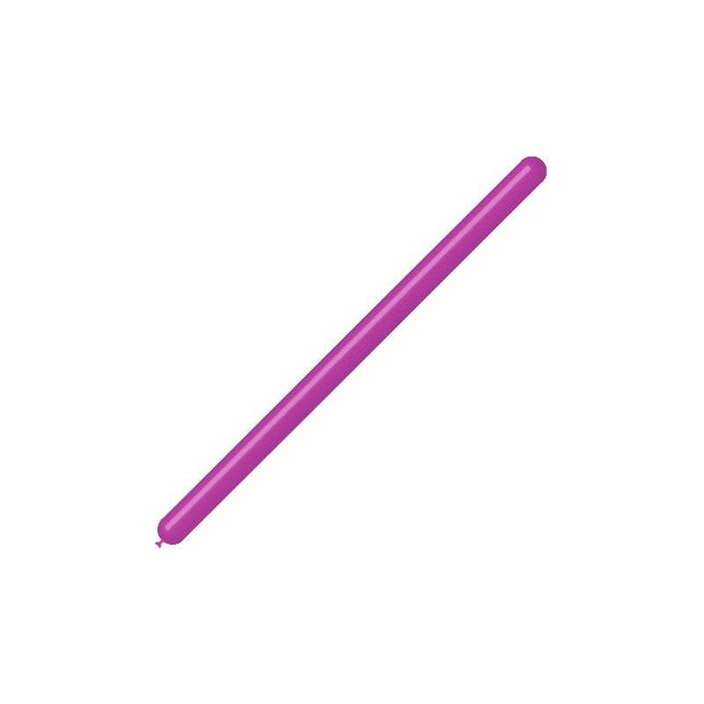 Fuchsia Modelleerballonnen 5cm 150cm 50st van Balloonia koop je bij Partywinkel