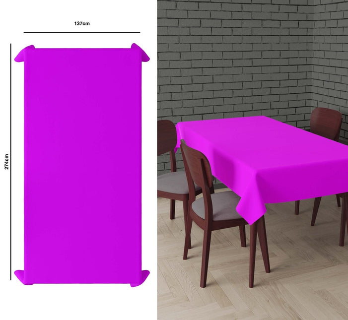 Fuchsia Tafelkleed 2,74m van Fiestas Guirca koop je bij Partywinkel