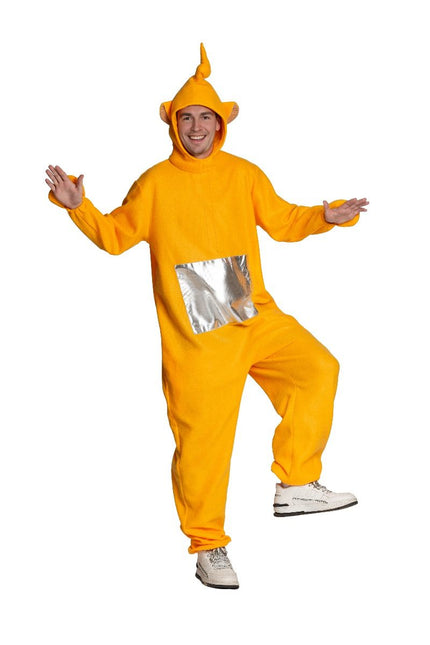 Fun Kostuum Geel van Partychimp koop je bij Partywinkel
