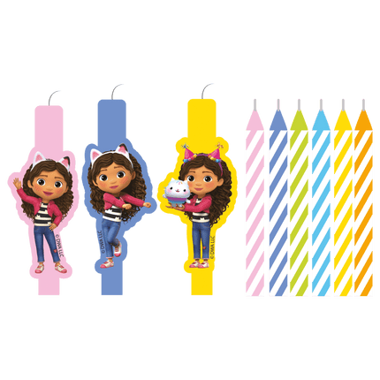 Gabby'S Dollhouse Kaarsen 9 delig van Procos koop je bij Partywinkel