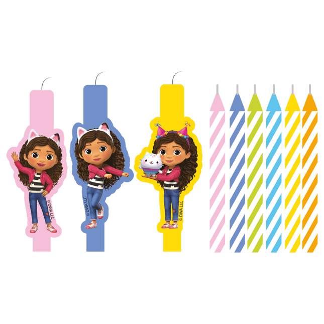 Gabby'S Dollhouse Kaarsen 9 delig van Procos koop je bij Partywinkel