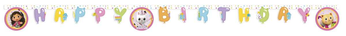 Gabby'S Dollhouse Letterslinger 2m van Procos koop je bij Partywinkel