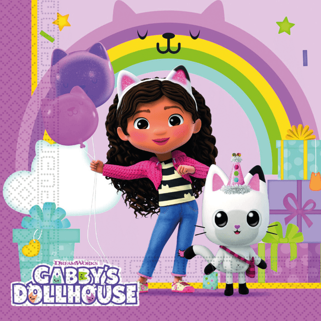 Gabby'S Dollhouse Servetten 2 - Laags 33cm 20st van Procos koop je bij Partywinkel