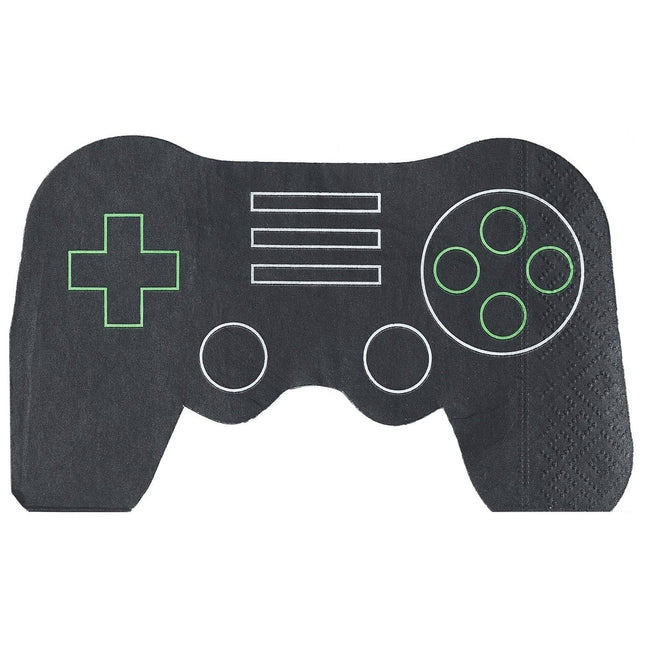 Gaming Party Servetten 16cm 16st van Ginger Ray koop je bij Partywinkel