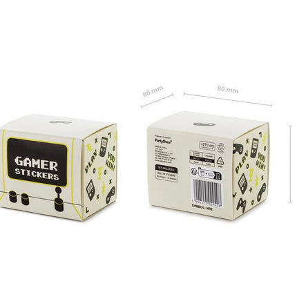 Gaming Party Stickers van Partydeco koop je bij Partywinkel