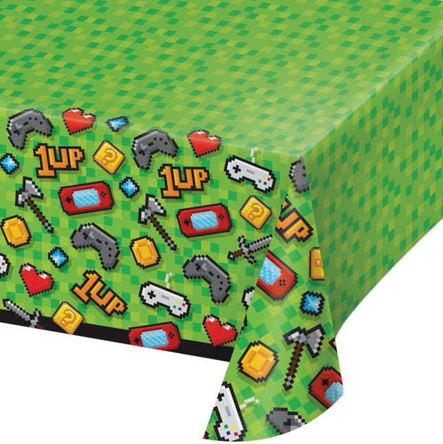 Gaming Party Tafelkleed 2,59m van Creative Converting koop je bij Partywinkel