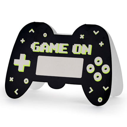 Gaming Party Uitnodigingen 16cm 6st van Partydeco koop je bij Partywinkel