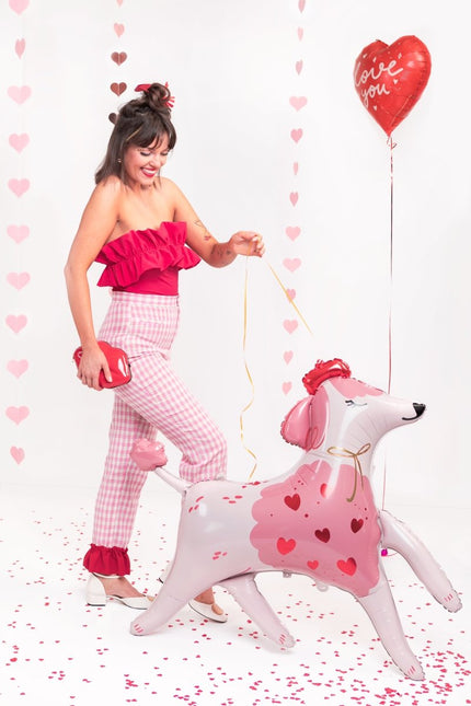Hartjes Slinger Roze 3,5m van Partydeco koop je bij Partywinkel