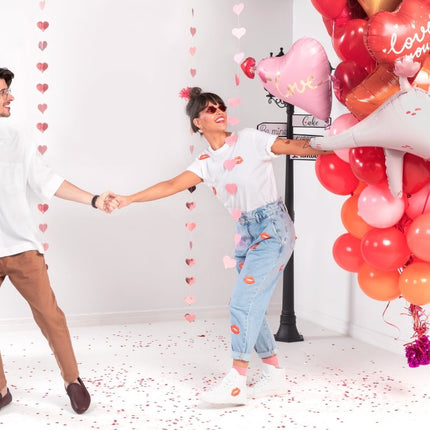 Hartjes Slinger Rose Goud 3,5m van Partydeco koop je bij Partywinkel