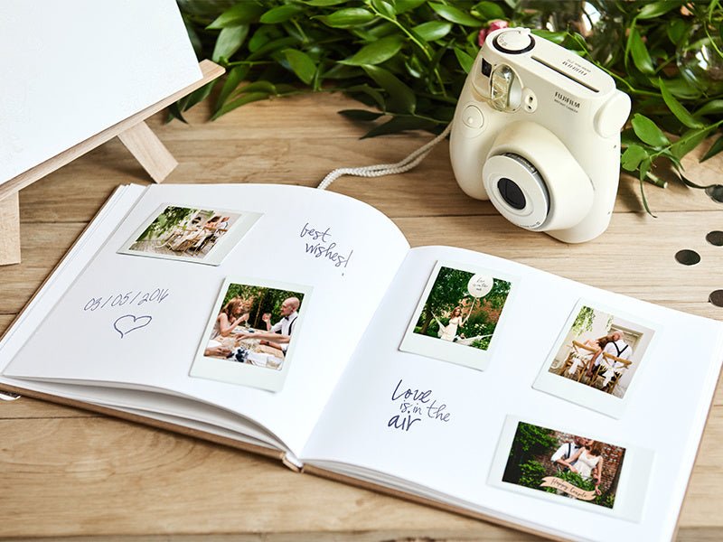 Gastenboek Hart Bruin 20,5cm van Partydeco koop je bij Partywinkel