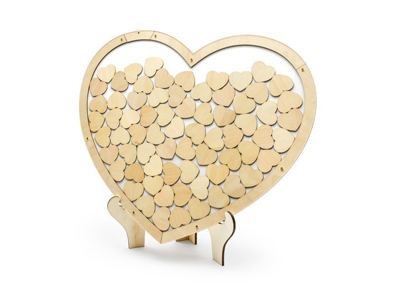 Gastenboek Hartjes 44cm van Partydeco koop je bij Partywinkel