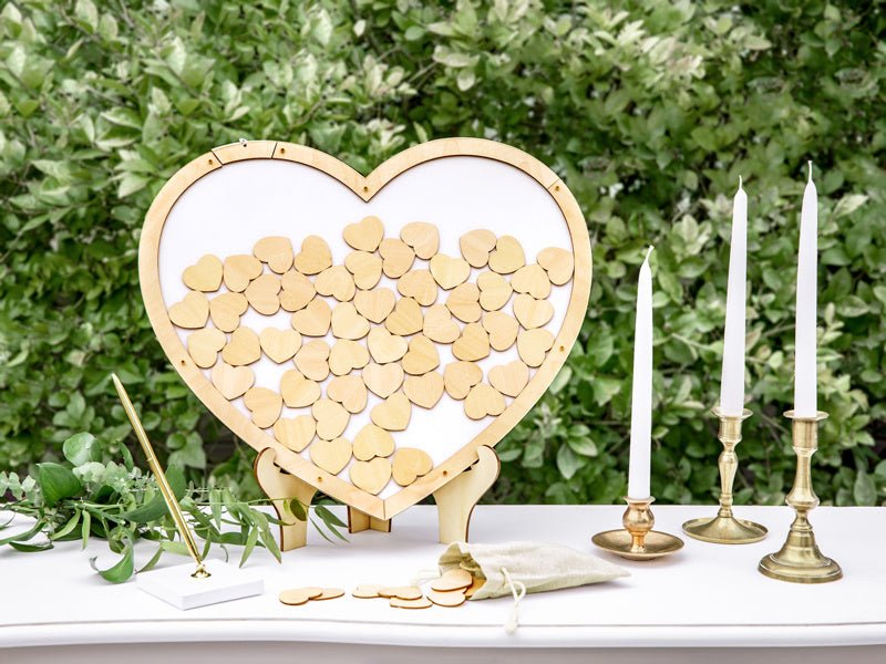 Gastenboek Hartjes 44cm van Partydeco koop je bij Partywinkel