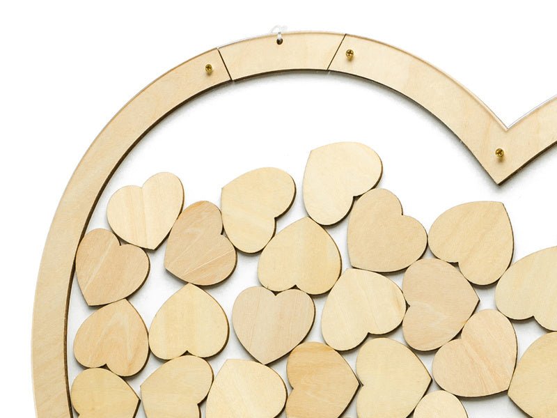Gastenboek Hartjes 44cm van Partydeco koop je bij Partywinkel