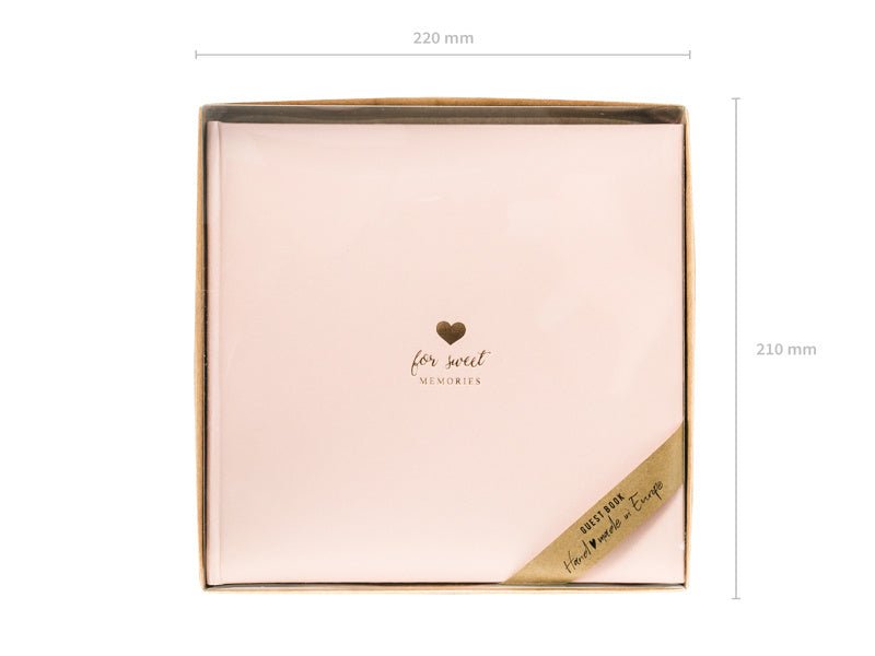 Gastenboek Sweet Memories 20,5cm van Partydeco koop je bij Partywinkel
