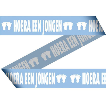 Geboorte Afzetlint Jongen 15m van Folat koop je bij Partywinkel