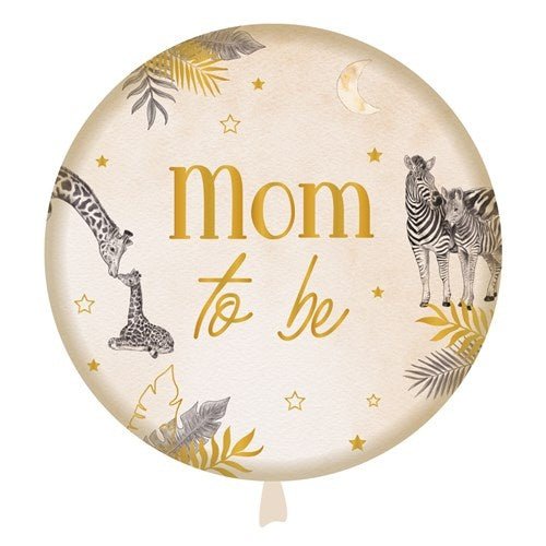 Geboorte Ballon Folie Safari 45cm van Haza Witbaard koop je bij Partywinkel