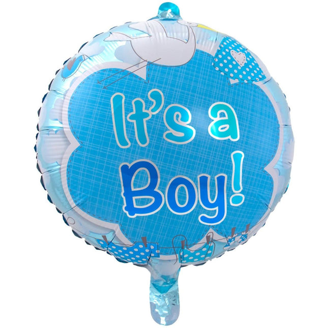 Geboorte Folieballon It's a Boy - 43cm van Folat koop je bij Partywinkel