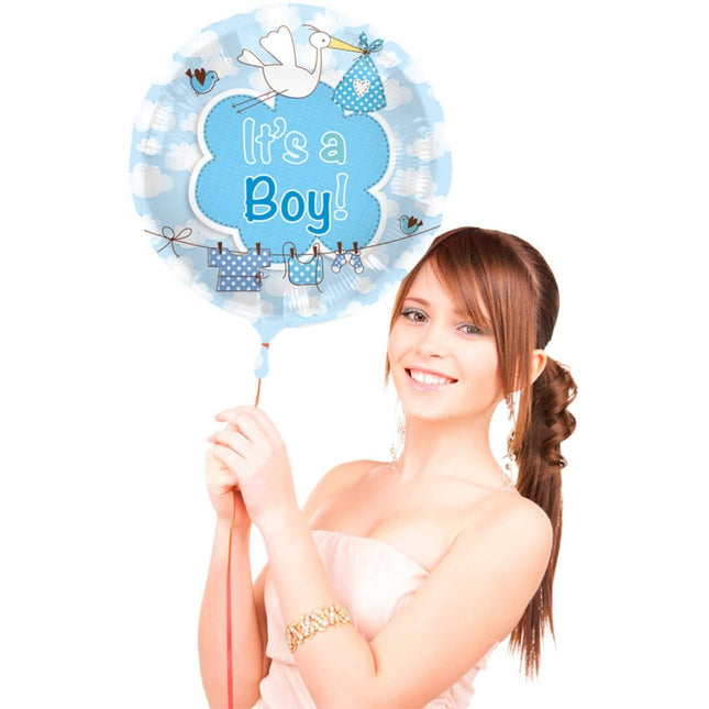 Geboorte Folieballon It's a Boy - 43cm van Folat koop je bij Partywinkel