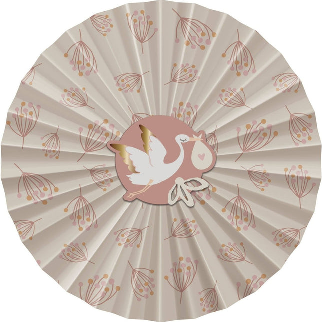 Geboorte Papieren Waaiers Babygirl 3st van Folat koop je bij Partywinkel