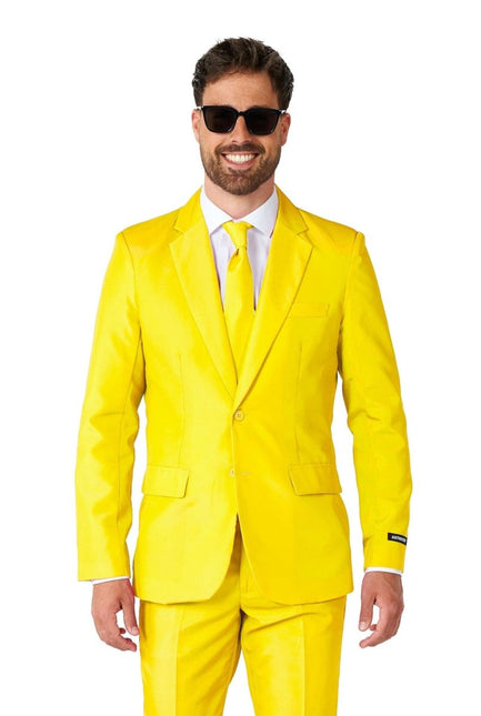 Geel Pak Heren Suitmeister van Suitmeister koop je bij Partywinkel