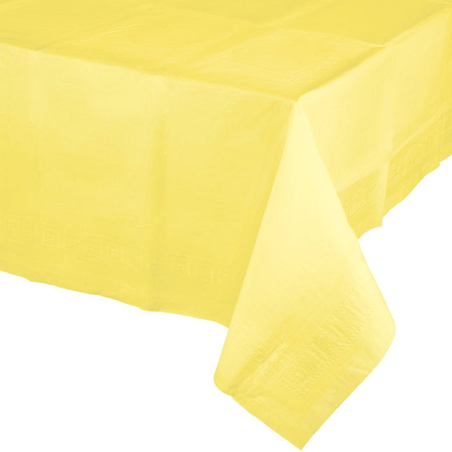Geel Tafelkleed Pastel 2,74m van Creative Converting koop je bij Partywinkel
