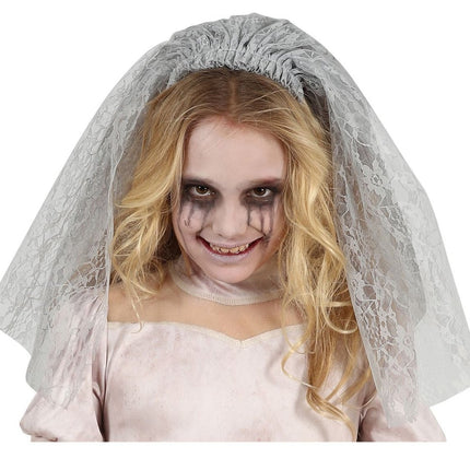 Geest Halloween Kostuum Meisje Wit van Fiestas Guirca koop je bij Partywinkel