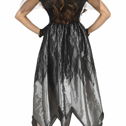 Geesten Bruid Halloween Kostuum Dames Zwart van Fiestas Guirca koop je bij Partywinkel