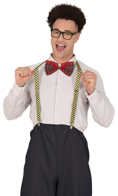 Gekleurde Accessoireset Nerd 3 delig van Fiestas Guirca koop je bij Partywinkel
