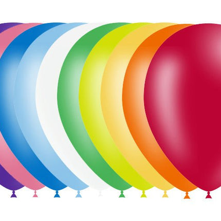 Gekleurde Ballonnen 25cm 50st van Balloonia koop je bij Partywinkel