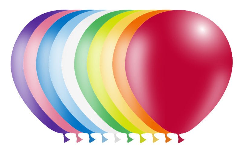 Gekleurde Ballonnen 30cm 50st van Balloonia koop je bij Partywinkel