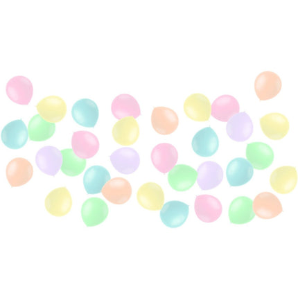 Gekleurde Ballonnen Pastel 13cm 50st van Folat koop je bij Partywinkel