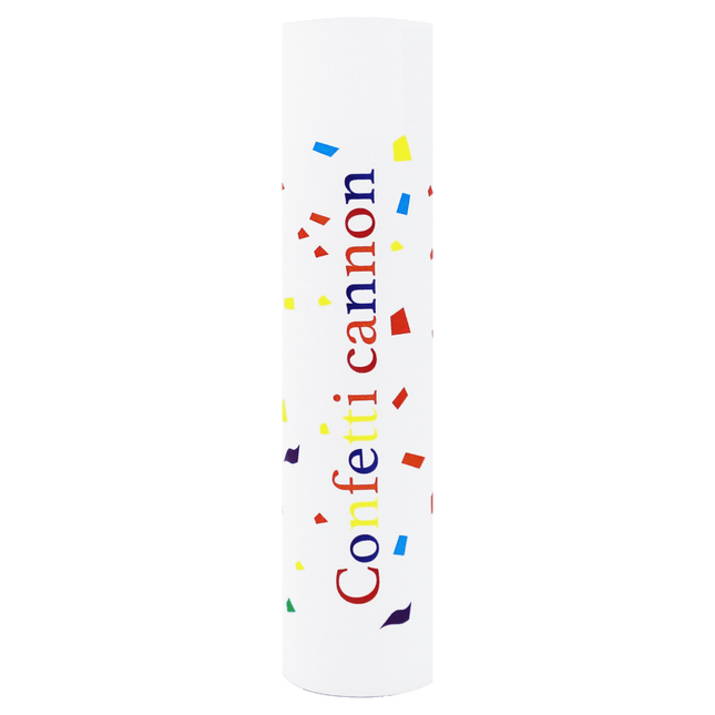 Gekleurde Confetti Kanon 11cm 2st van Procos koop je bij Partywinkel