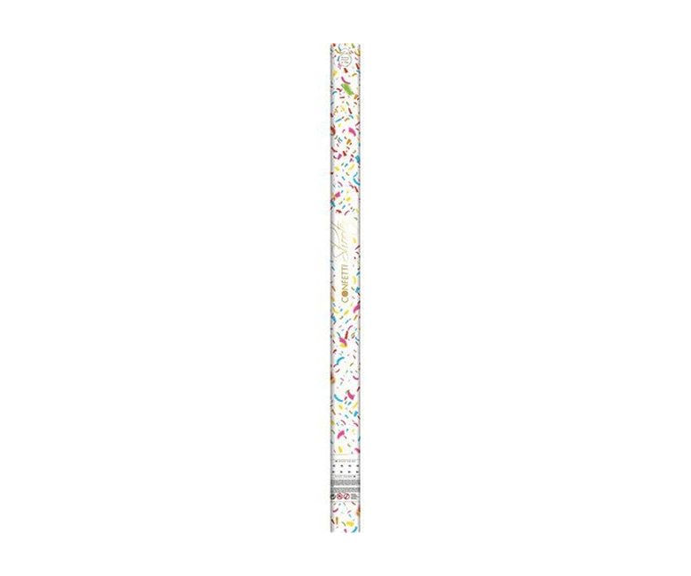 Gekleurde Confetti Kanon 80cm van Haza Witbaard koop je bij Partywinkel