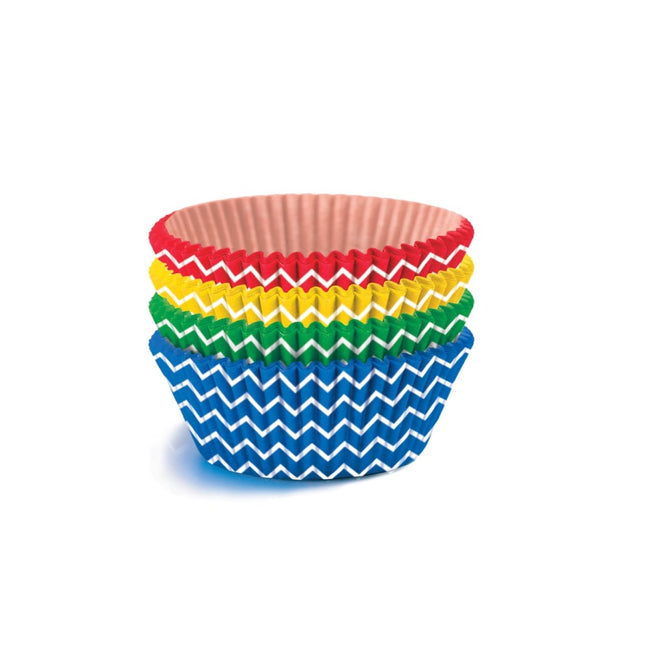 Gekleurde Cupcake Vormpjes 3,5cm 40st van Procos koop je bij Partywinkel