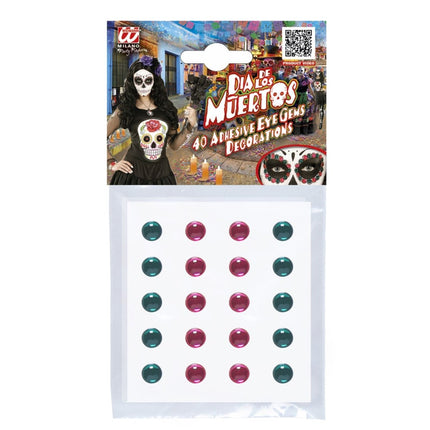 Gekleurde Gezicht Stickers 40st van Widmann koop je bij Partywinkel