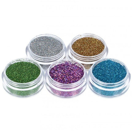 Gekleurde Glitter Tattoo Set Waterproef 5st van Superstar koop je bij Partywinkel