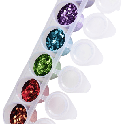 Gekleurde Glitters Party 6st van Superstar koop je bij Partywinkel